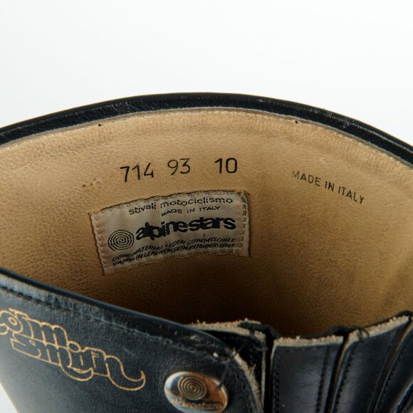 Alpinestars Malcom Smith Men's Motorcycle Boots Sz 10 Made in Italy ASTOUNDING!! - Picture 13 of 13